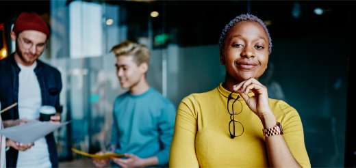 a few people in a room