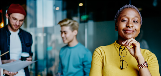 a few people in a room