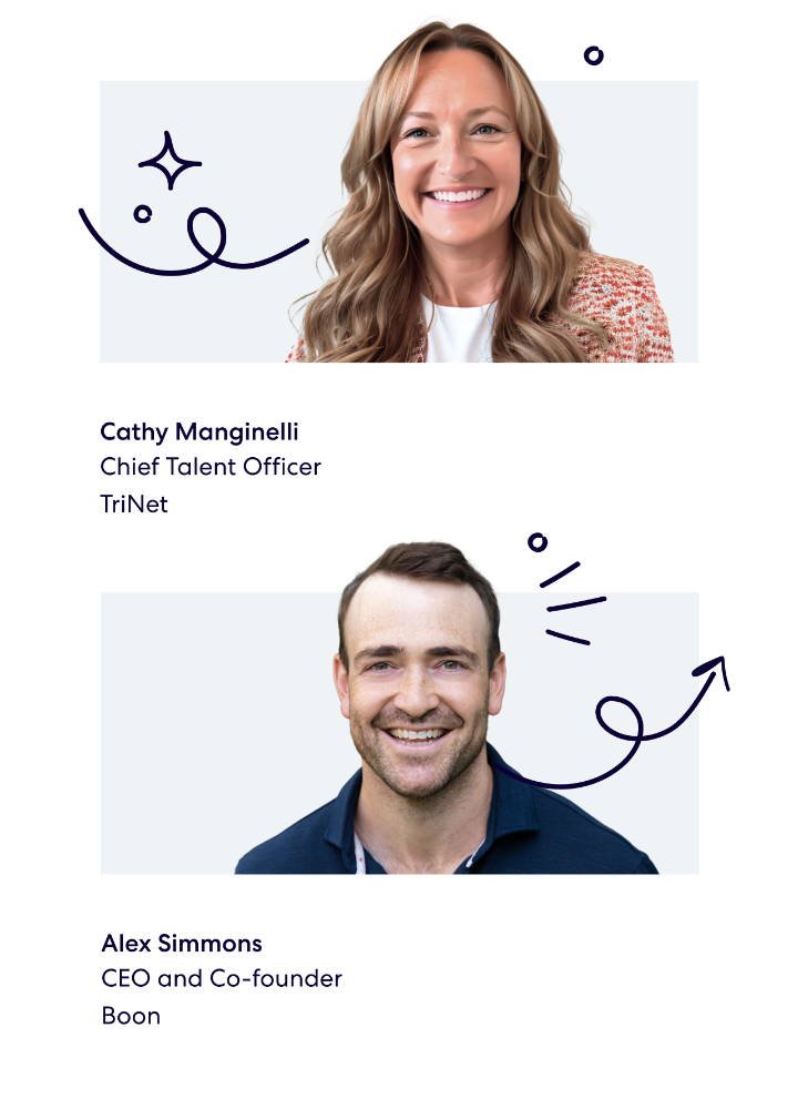 Cathy Manginelli and Alex Simmons