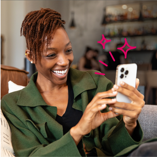 a person holding a phone