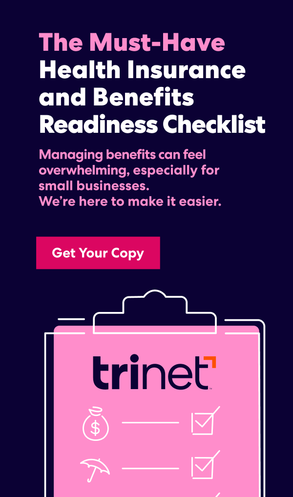 Promotional image for a performance management guide with text, a download button, and an open book showing related content and a 14.9% statistic.