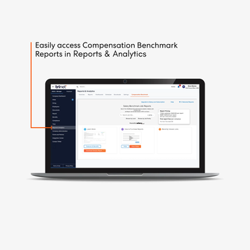 Access Compensation Benchmark report in Reports & Analytics