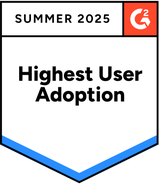 G2 Highest User Adoption Summer 2025